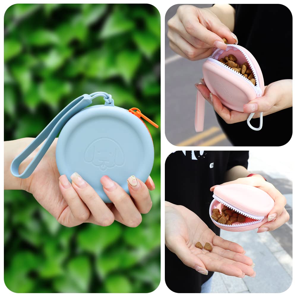 WallFID bolsa de golosinas para perros de silicona en colores variados, combina con tu estilo.
