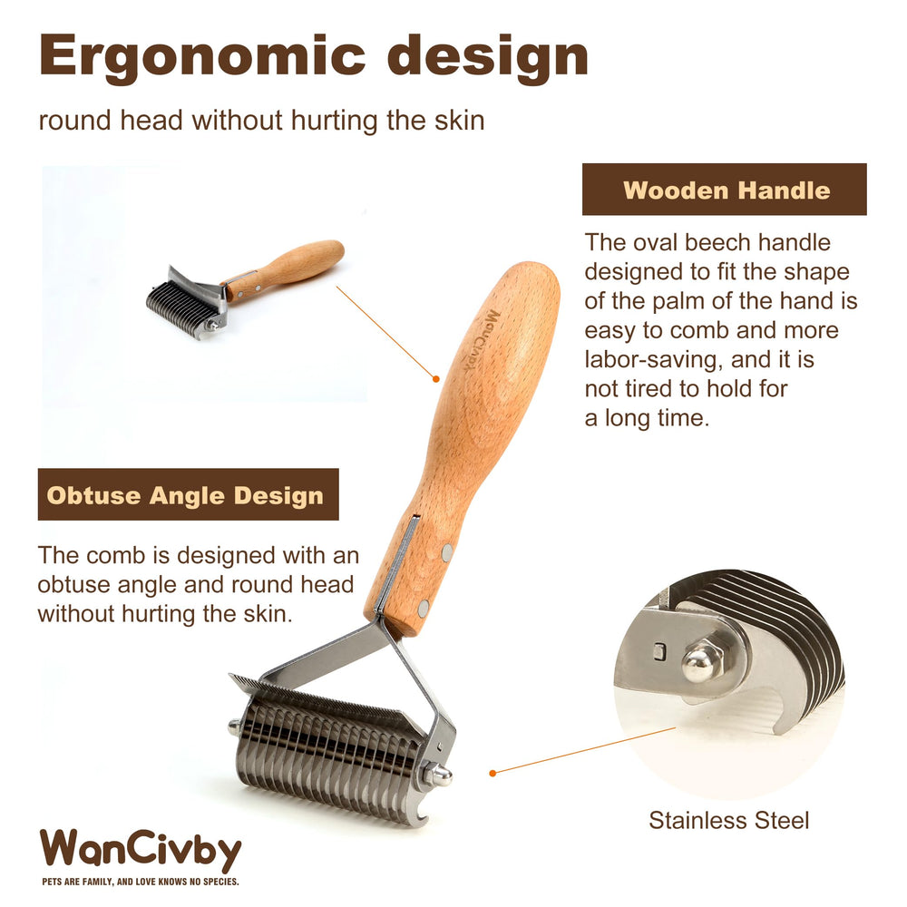 Wancivby mango ergonómico ovalado, agarre cómodo para sesiones prolongadas
