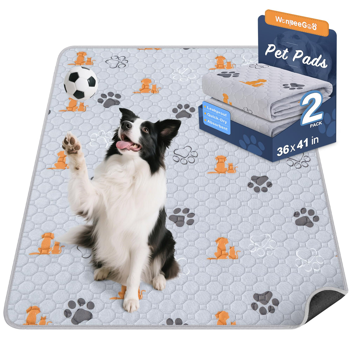 WanpeeGoo almohadilla para perro absorbente ideal para entrenamiento y protección de suelos