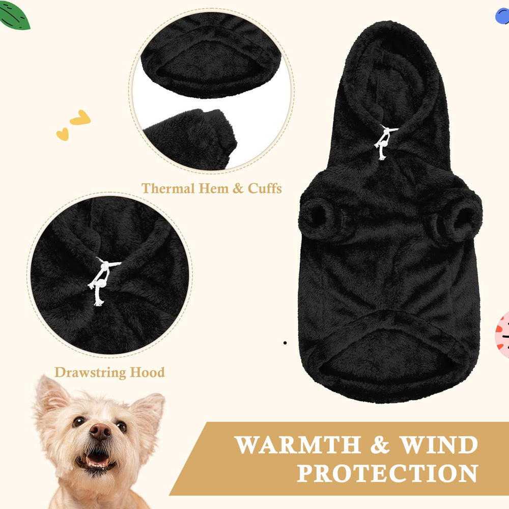 Waoduld sudadera para perro grande con bolsillo frontal para accesorios.