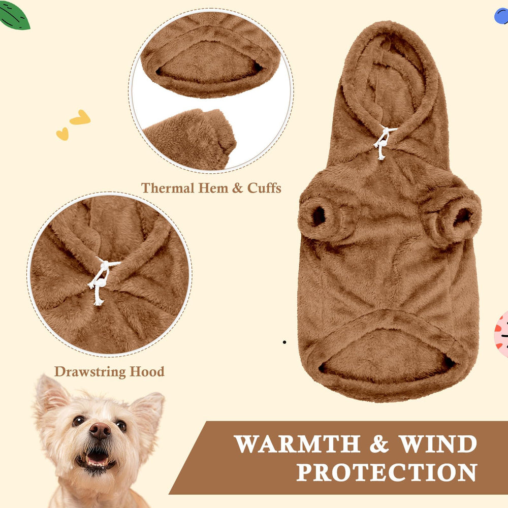 Waoduld sudadera perro grande con bolsillo práctico para accesorios.