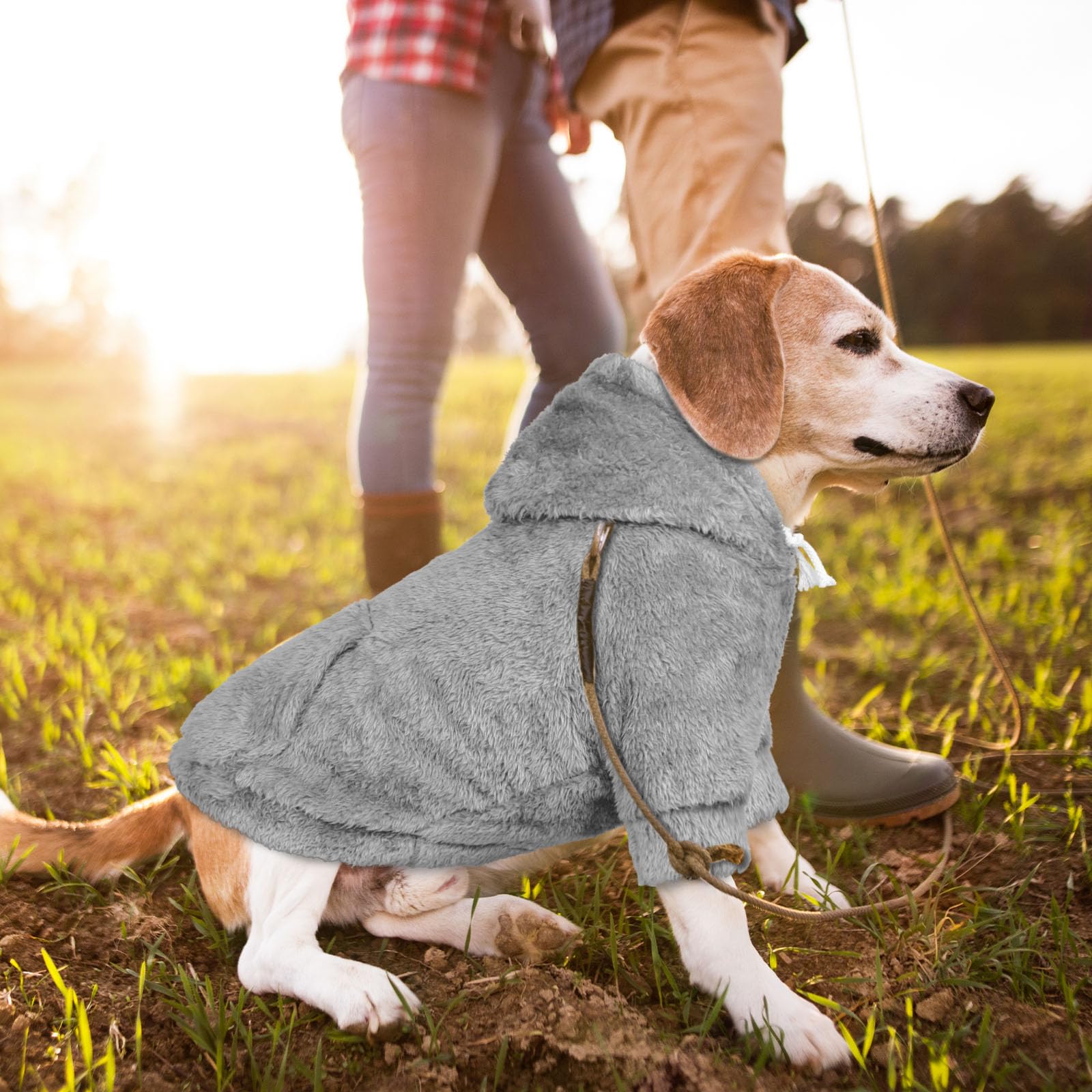 Waoduld sudadera perro mantenimiento lavable, forma estable tras lavado.