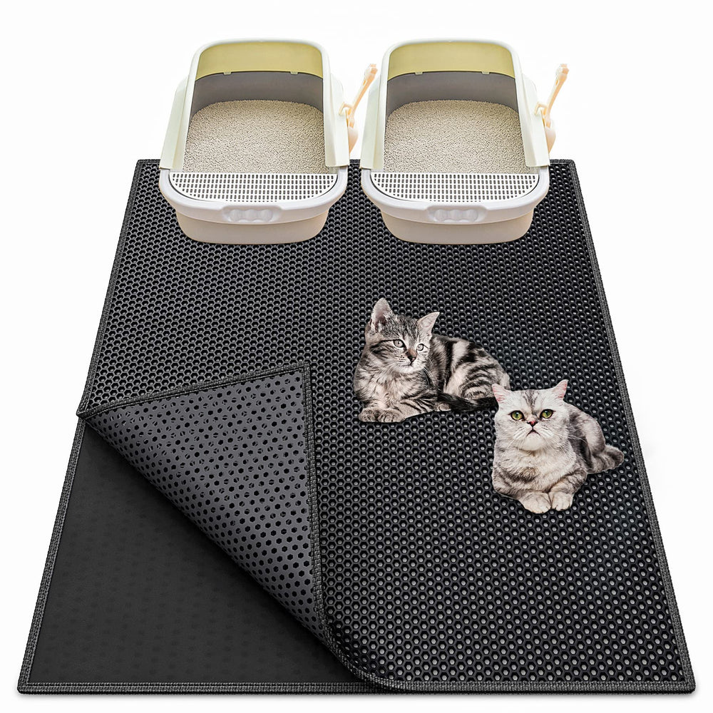 Alfombrilla Waretary para caja de arena XL 36x30, captura arena