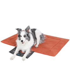 Warfort almohadilla para perro, vista exterior plegable en naranja, ideal para camping