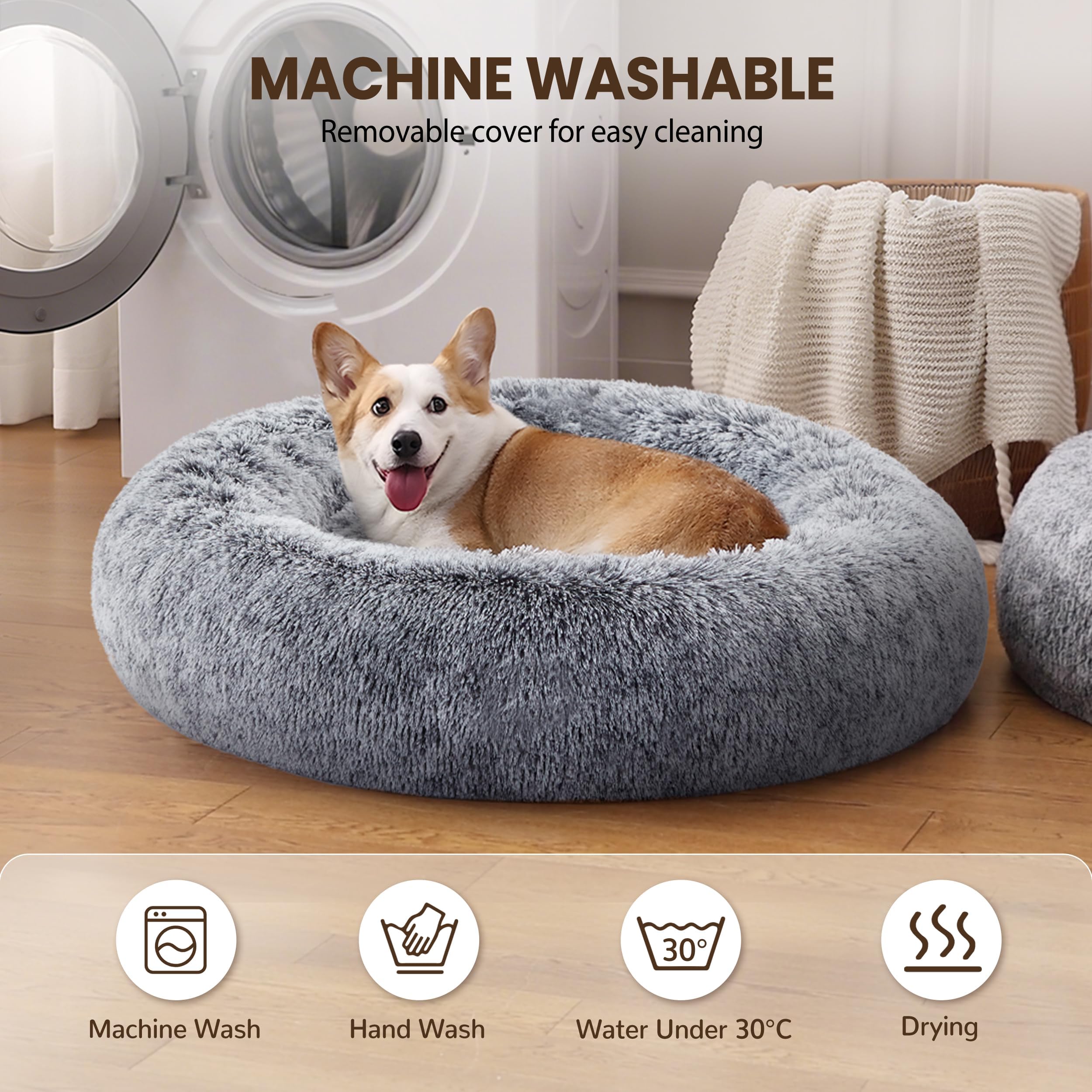 Warmrest: cama en forma de dona para coche, descanso estable durante transportes.