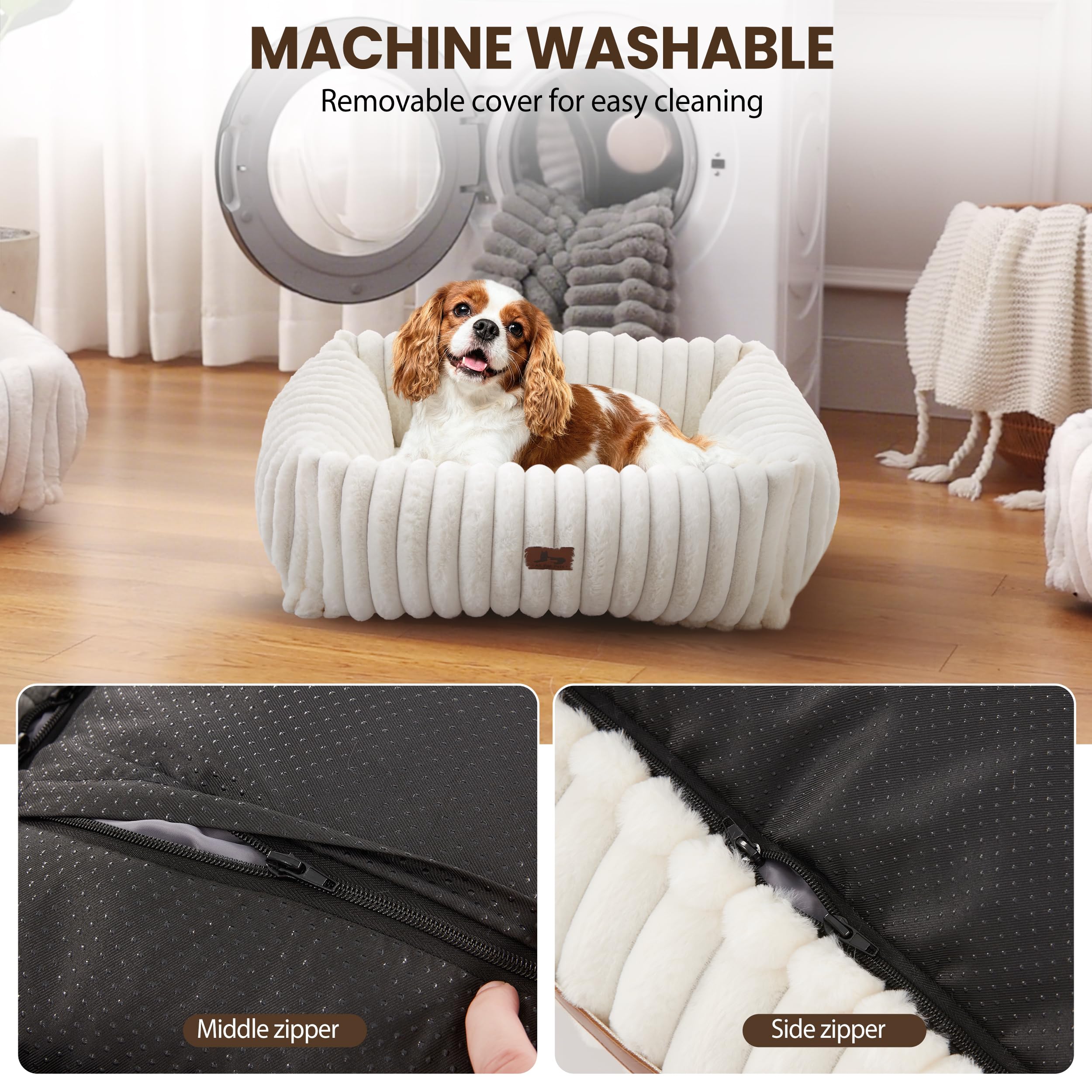 Warmrest detalle de pelo suave tipo conejo, toque cálido y reconfortante