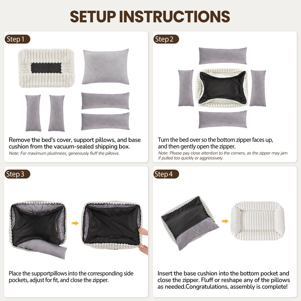 Warmrest dimensiones 25x21x7 pulgadas, ideal para perros pequeños/medianos