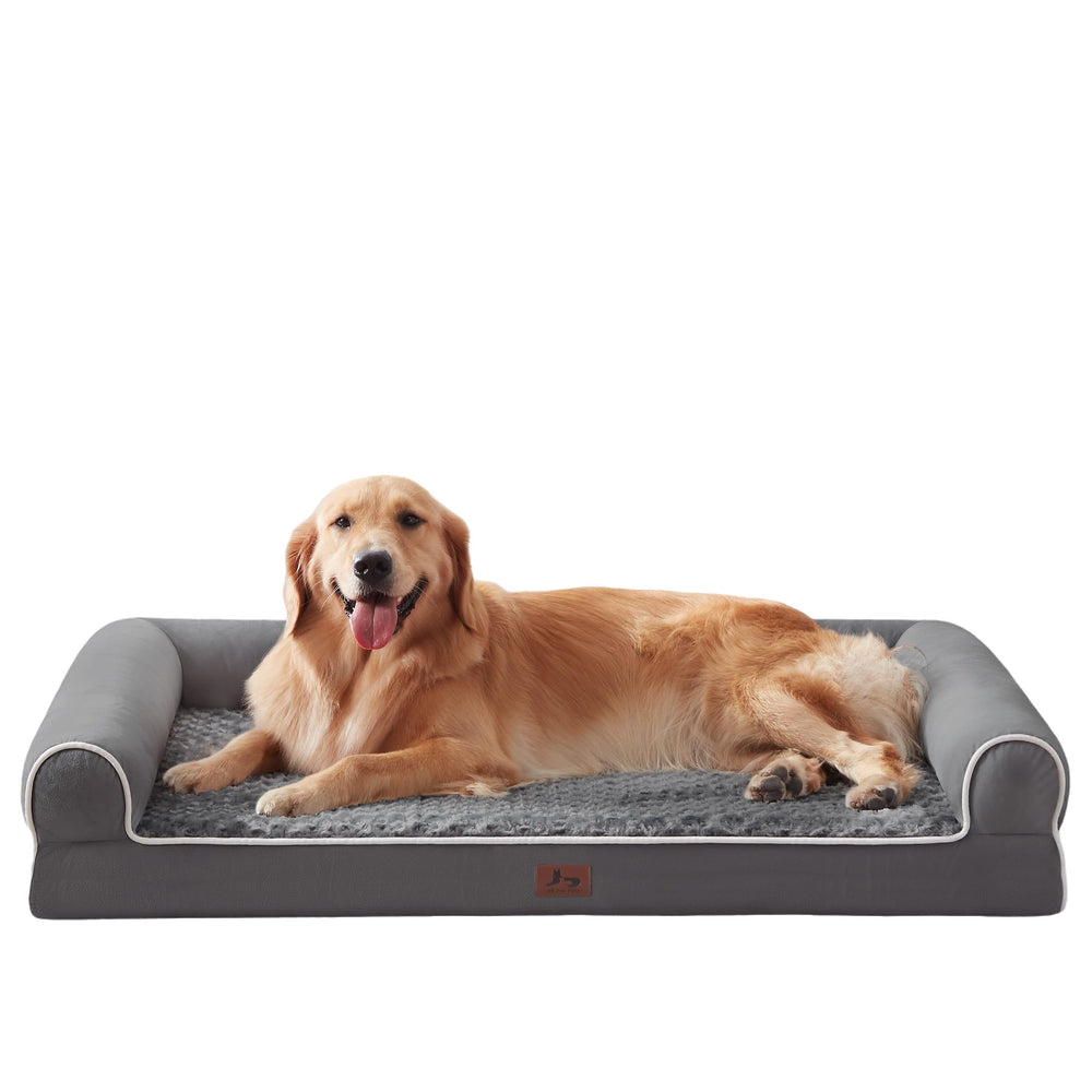 Warmrest cama-perro-grande con espuma ortopédica para soporte de articulaciones.