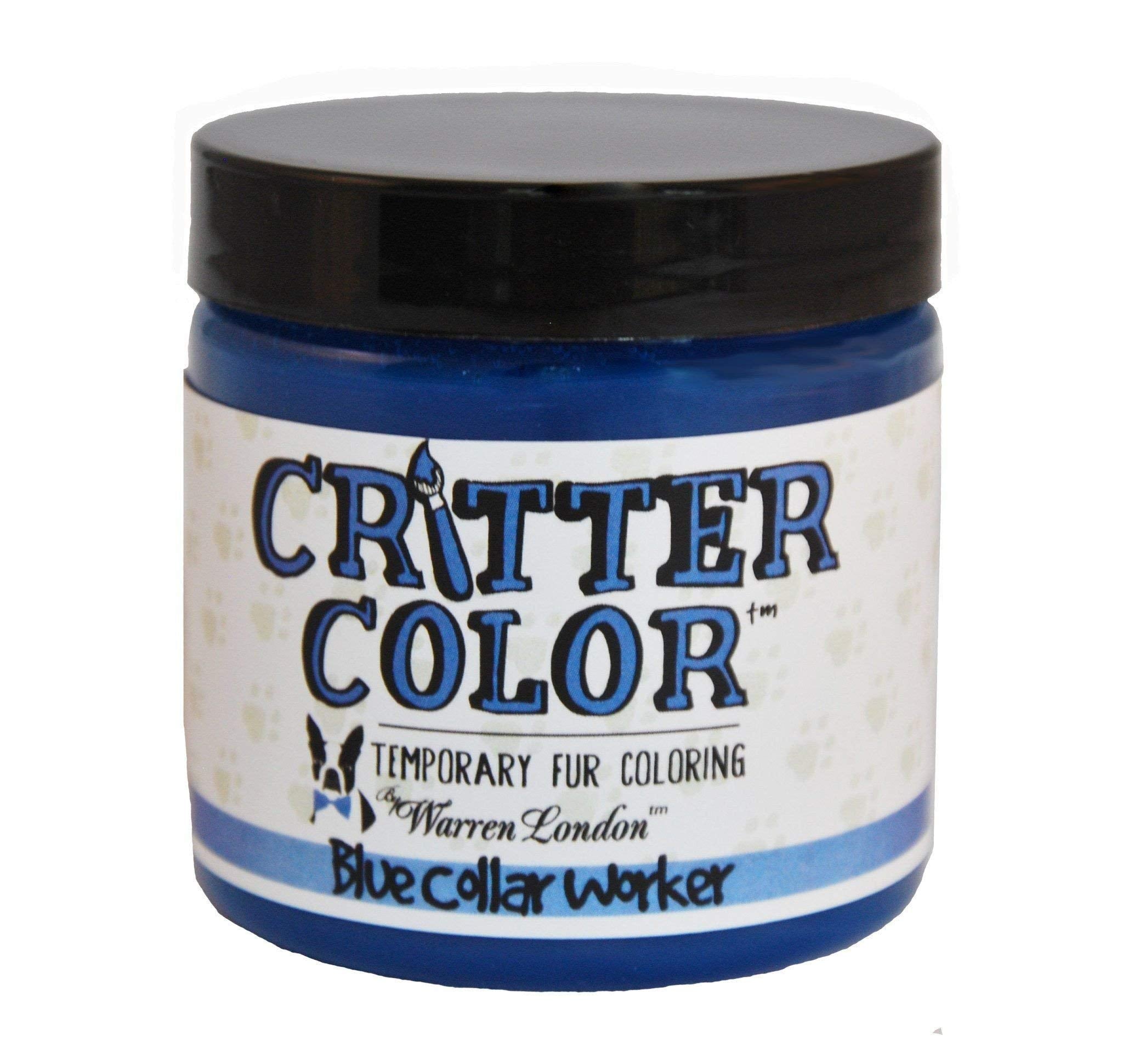 Warren London Critter Color: perro con pelaje azul, tinte seguro para casa.