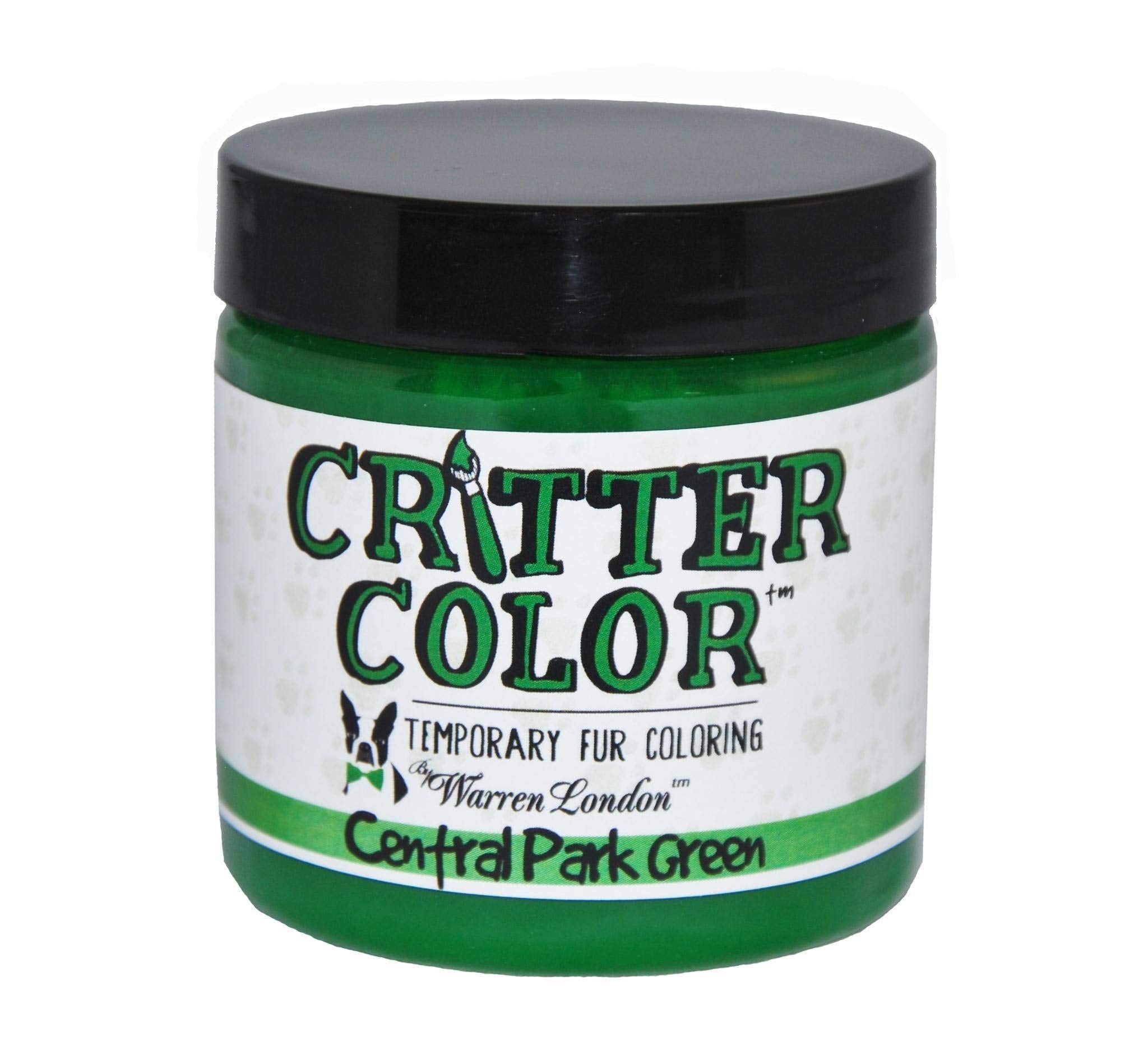 Warren London Critter Color: botella de verde Central Park para pelaje vibrante y seguro