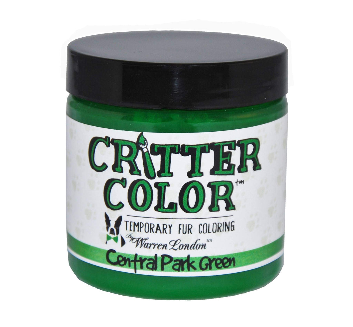 Warren London Critter Color: botella de verde Central Park para pelaje vibrante y seguro
