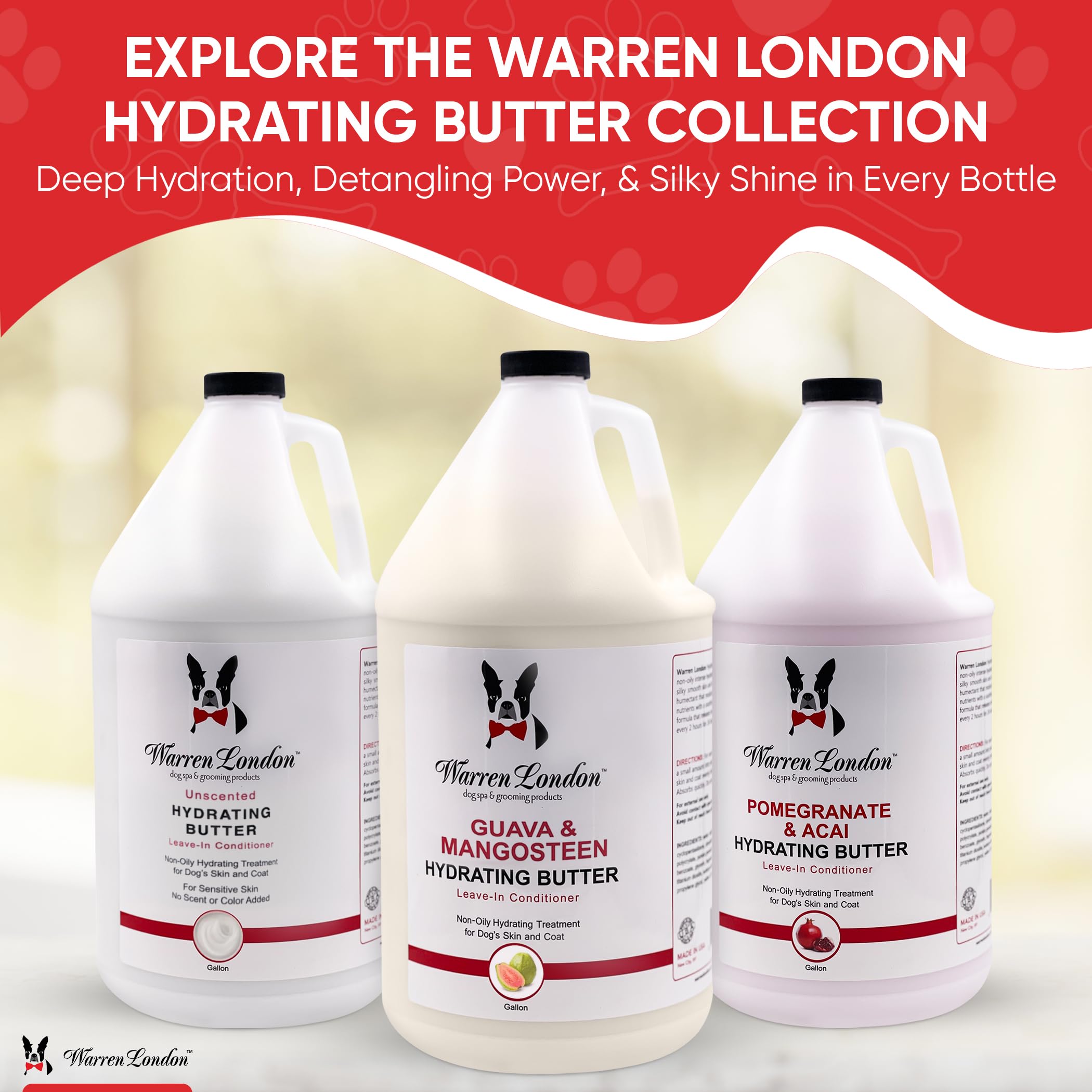 Warren London cuidado piel y pelaje para perros, desenreda suavemente