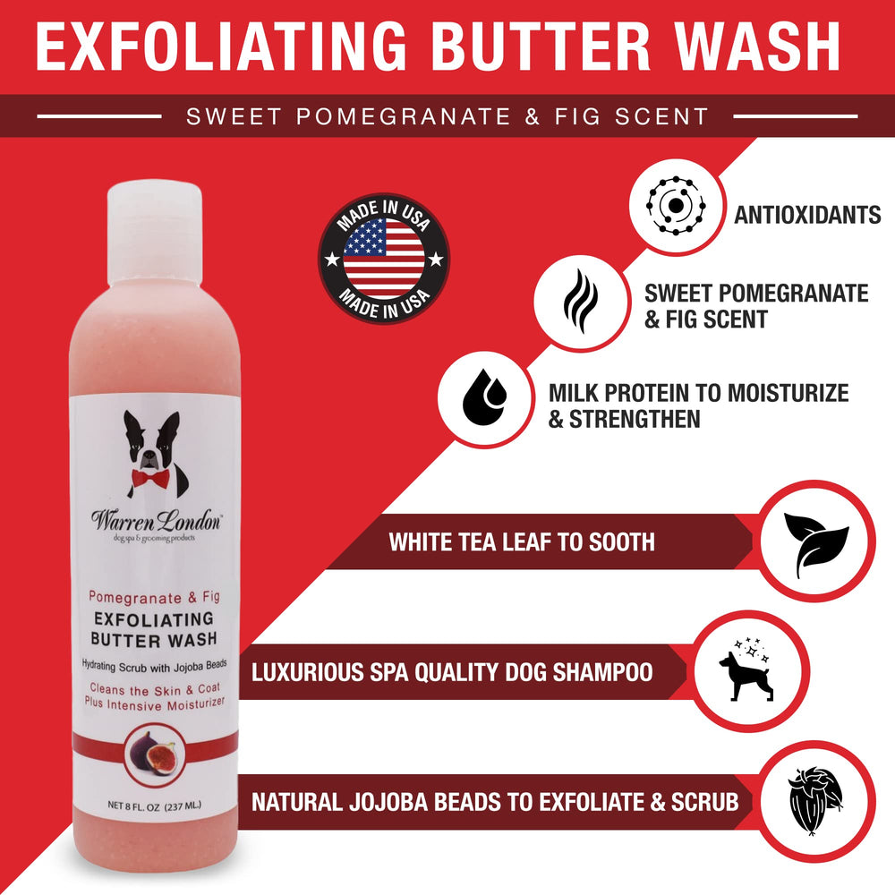 Warren London perlas de jojoba exfoliantes elevan la limpieza sin frotar agresivamente.