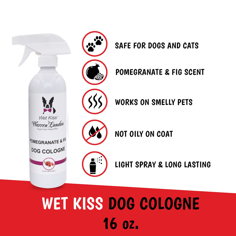 Warren London Wet Kiss, perfume para mascotas que perdura varios días.