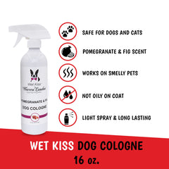 Warren London Wet Kiss, perfume para mascotas que perdura varios días.