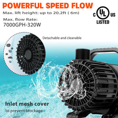 WaterRebirth bomba-silenciosa para acuario, operación casi inaudible.
