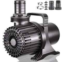 WaterRebirth bomba sumergible de alto caudal para estanques y fuentes.