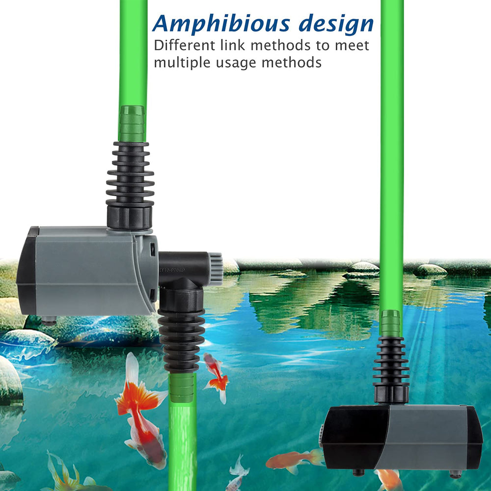WaterRebirth HSUP2100F diseño compacto y sumergible para espacios reducidos