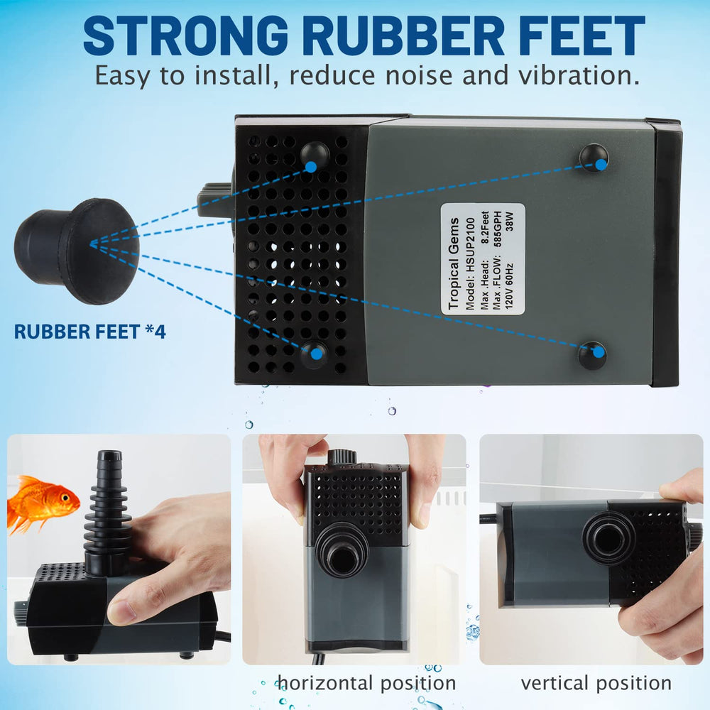 WaterRebirth HSUP2100F instalación rápida con guía en video
