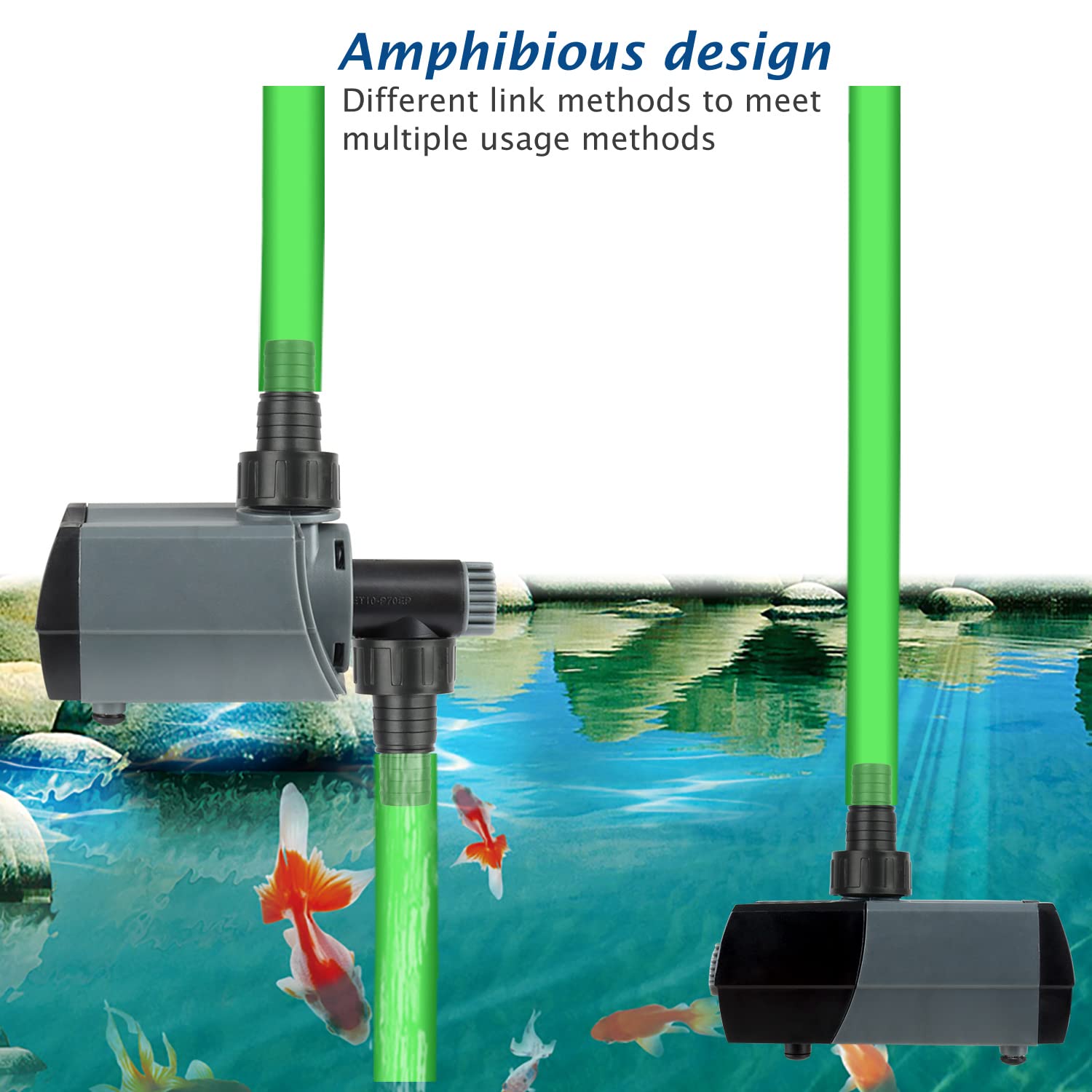 WaterRebirth HSUP4000F ajuste del tamaño de la fuente regulando el jet