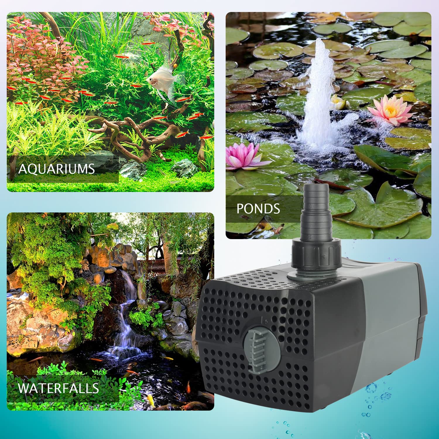 WaterRebirth HSUP4000F mangueras y conectores para una instalación rápida y flexible