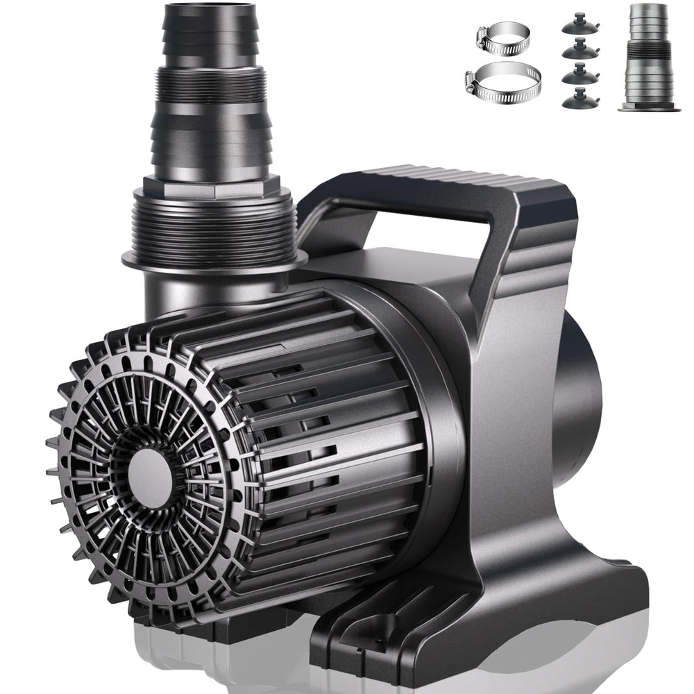 WaterRebirth PS-12000GPH, bomba sumergible, ideal para uso diario en estanques y fuentes