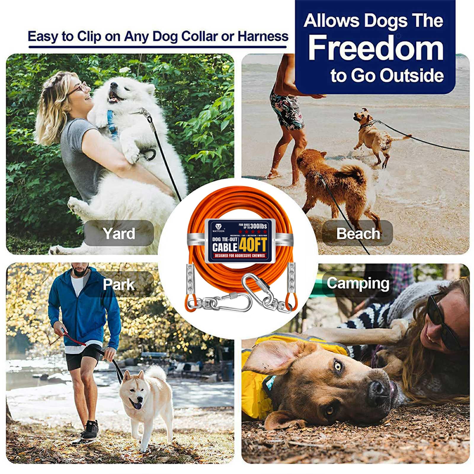 WATFOON opción para aventuras diarias al aire libre con tu perro