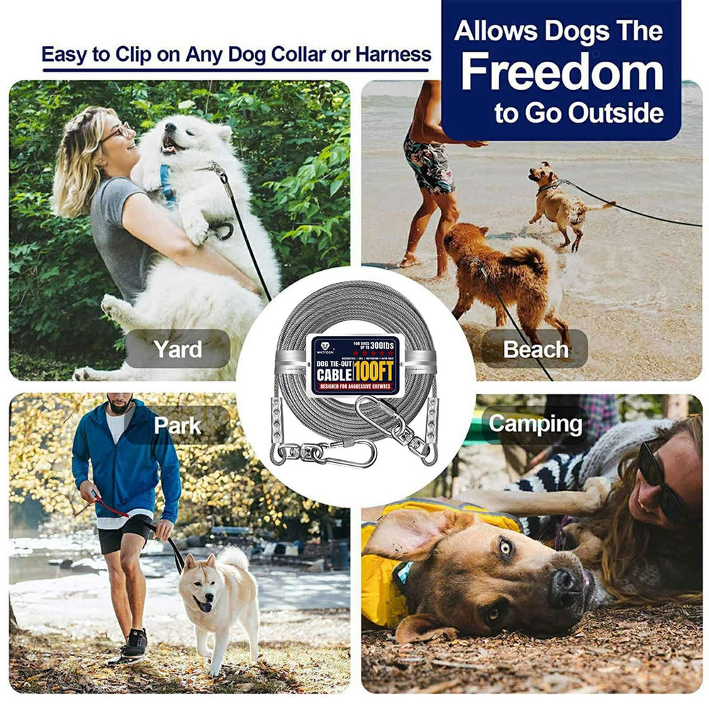 Watfoon resistencia de 1000 libras, adecuado para perros grandes.