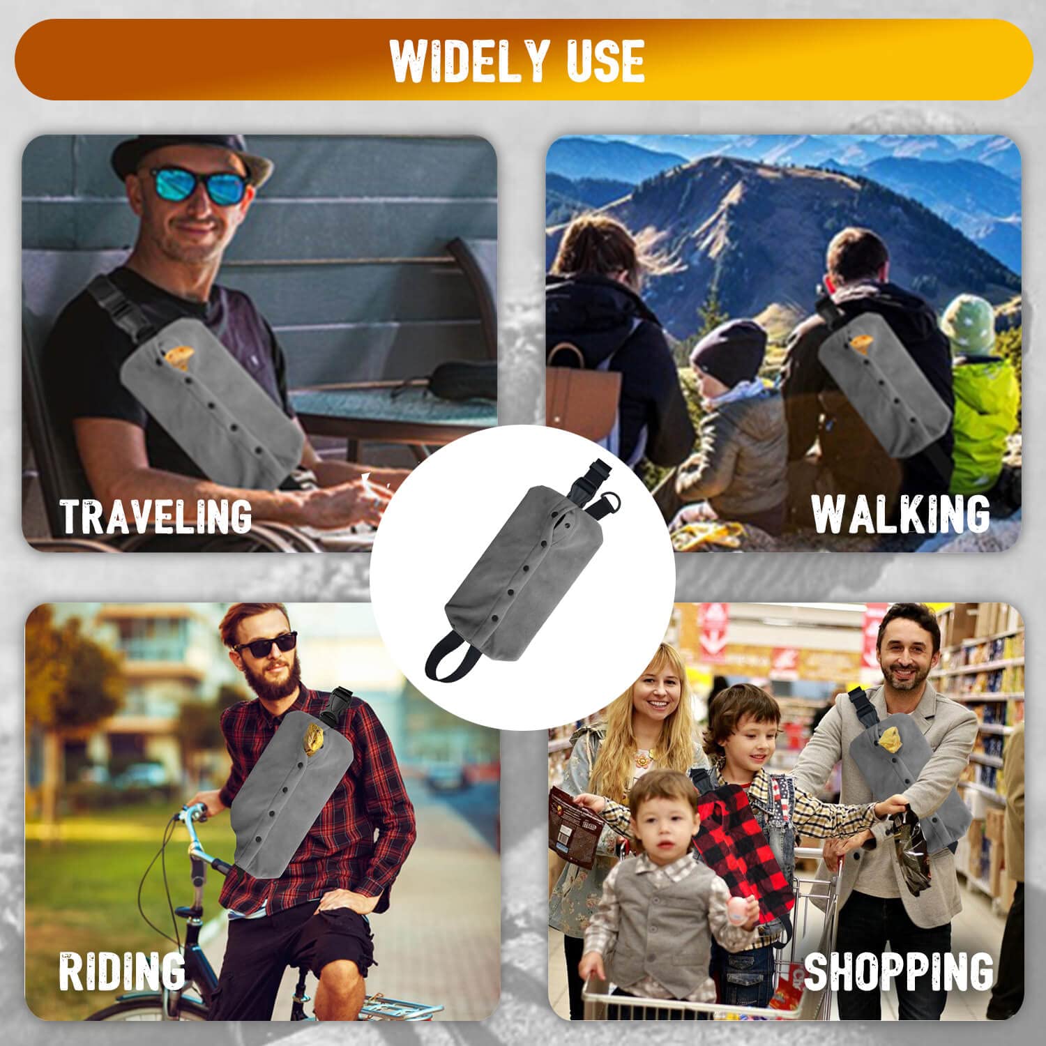 WATFOON cierre seguro con anclaje inoxidable para mayor seguridad