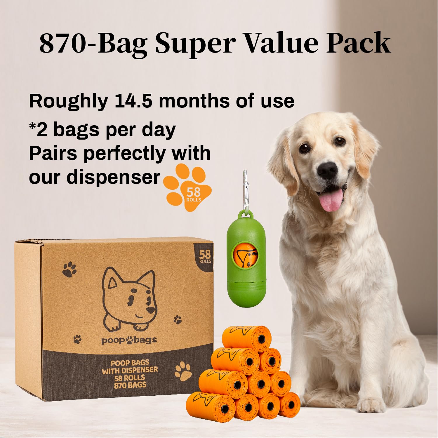 Watreeco bolsa con rasgado fácil para un uso rápido y cómodo.