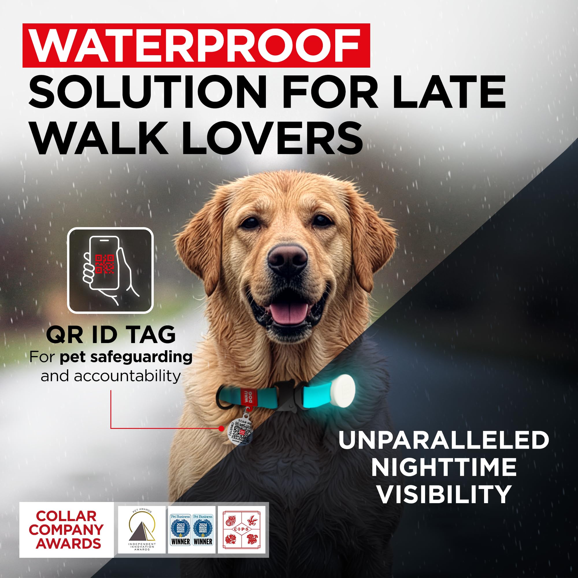 WAUDOG collar ajustable para perros de todas las tallas y razas