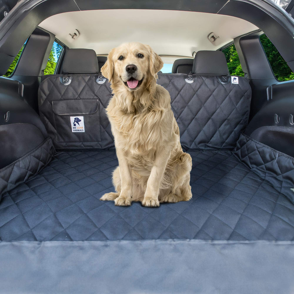 WE LOVE ANIMALS SUV CARGO LINER, protector-bumper-y-faldones ofrece cobertura completa.