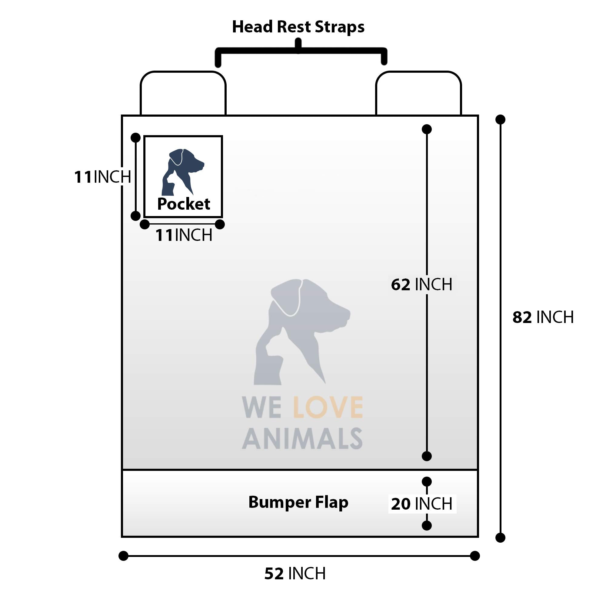WE LOVE ANIMALS SUV CARGO LINER, resistencia-a-pelo-y-suciedad facilita la limpieza.