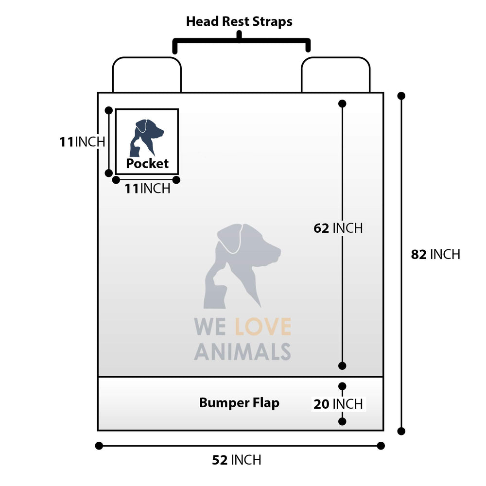 WE LOVE ANIMALS SUV CARGO LINER, resistencia-a-pelo-y-suciedad facilita la limpieza.