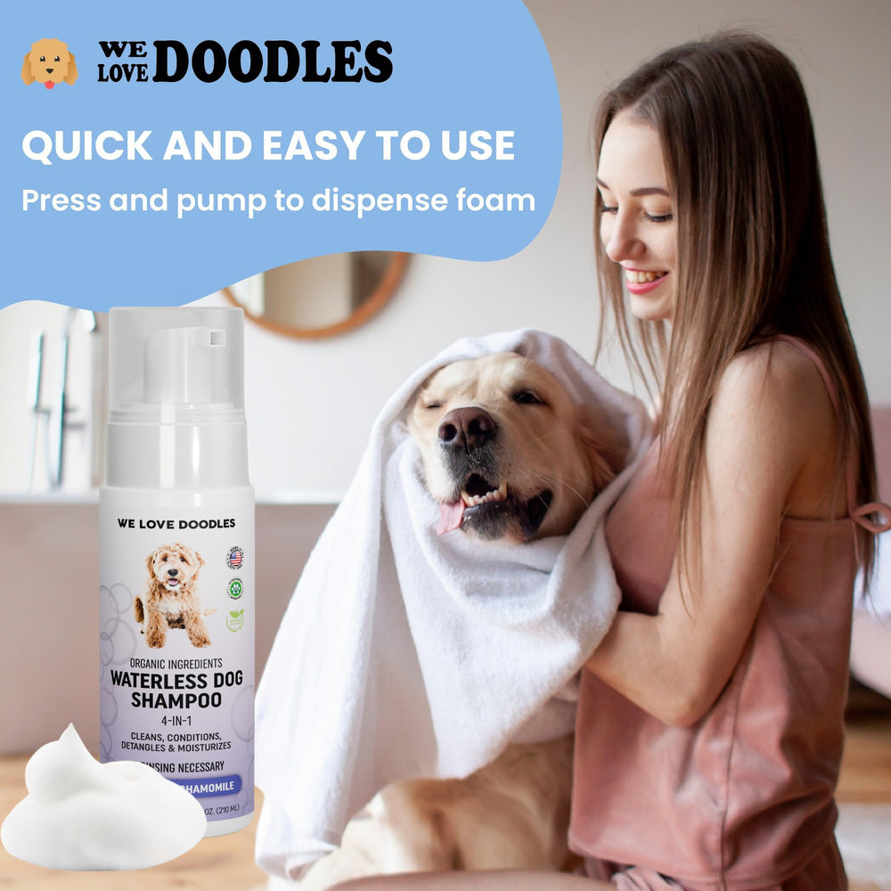 We Love Doodles aplicación rápida sin enjuague para limpieza y refresco