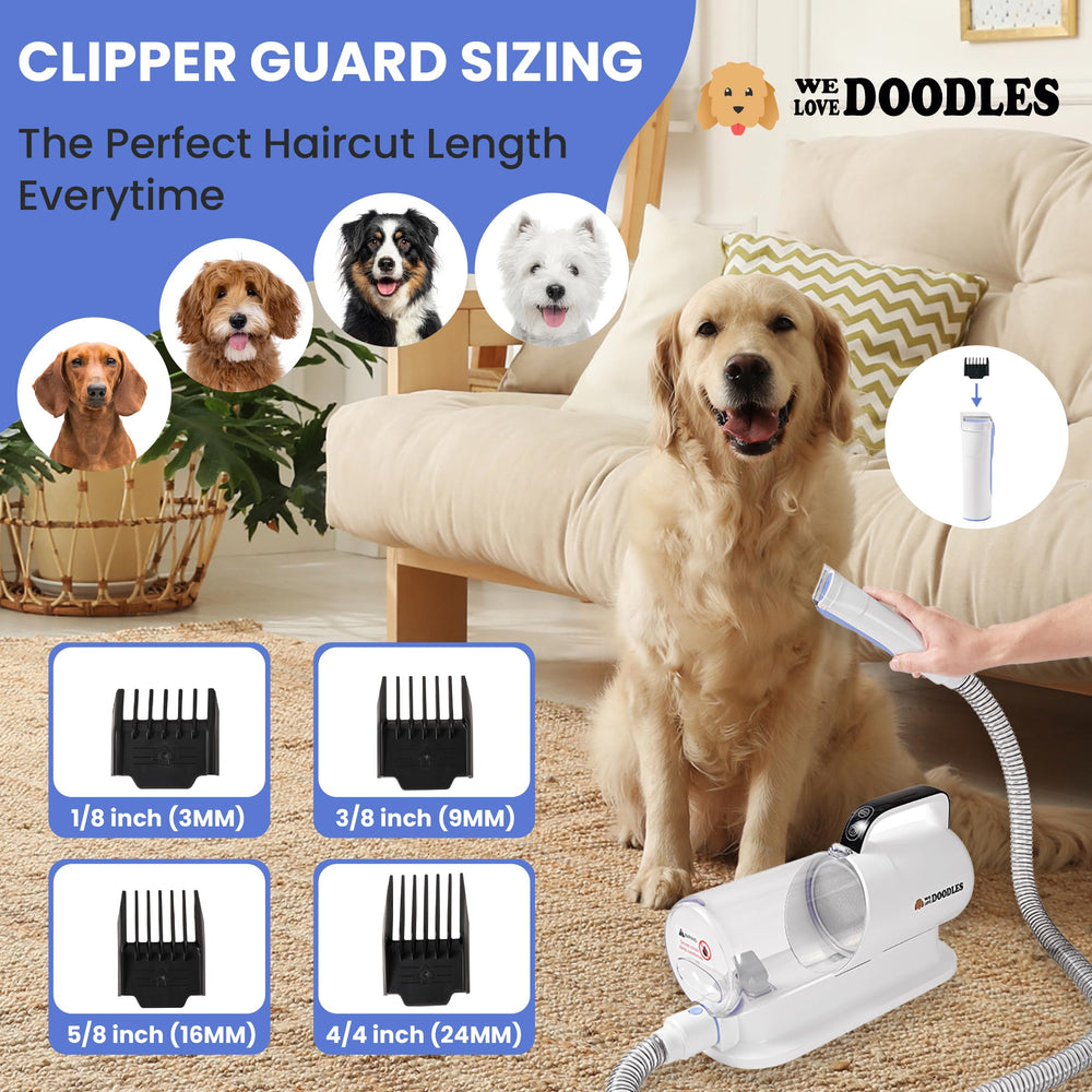 We Love Doodles capacidad de 1,5 litros para menos interrupciones durante grooming