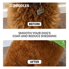 We Love Doodles cepillo para pelo largo de perros, desenreda sin tirar