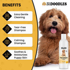 We Love Doodles champú avena, ingrediente calmante para la piel sensible