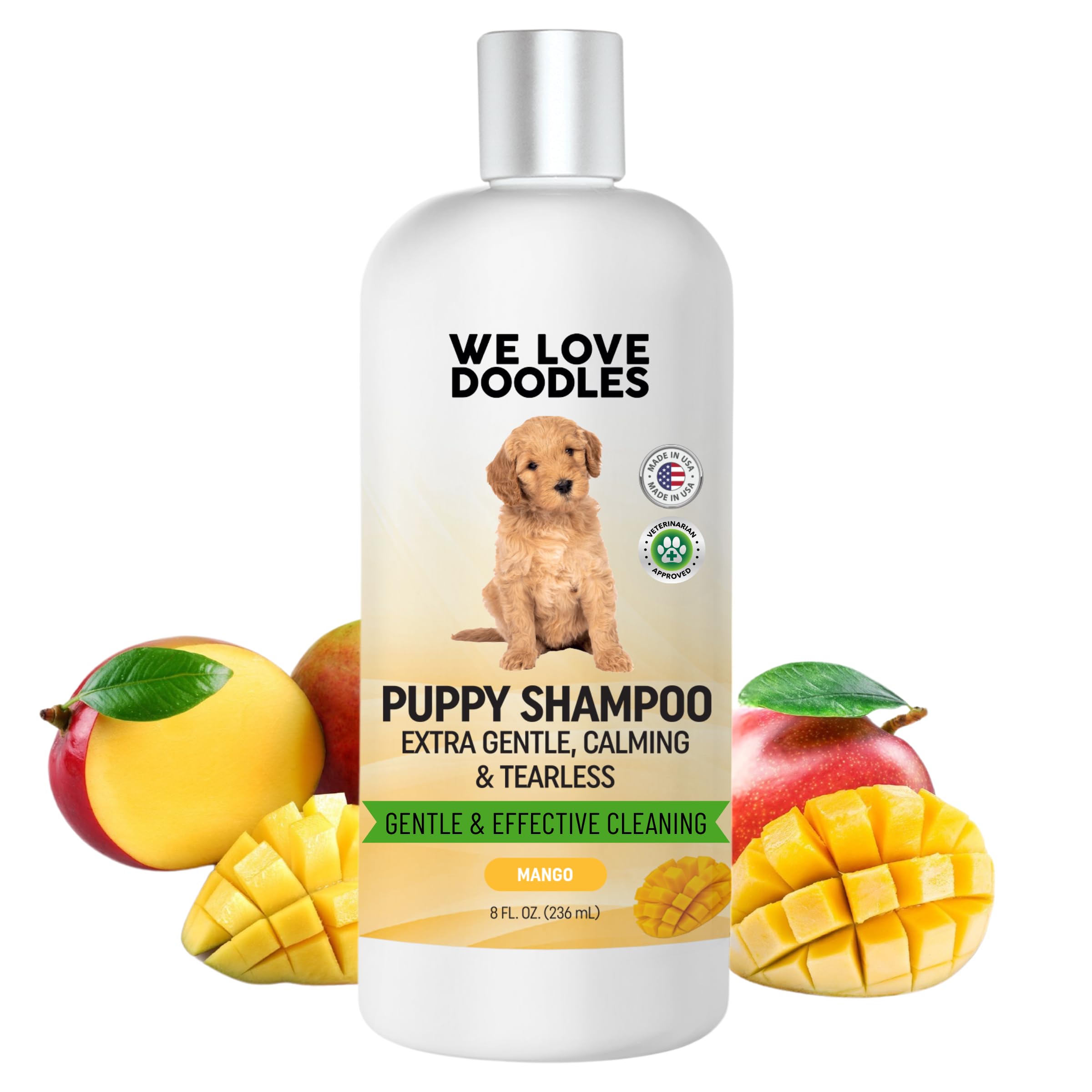 We Love Doodles champú cachorros, vertido suave para un baño cómodo