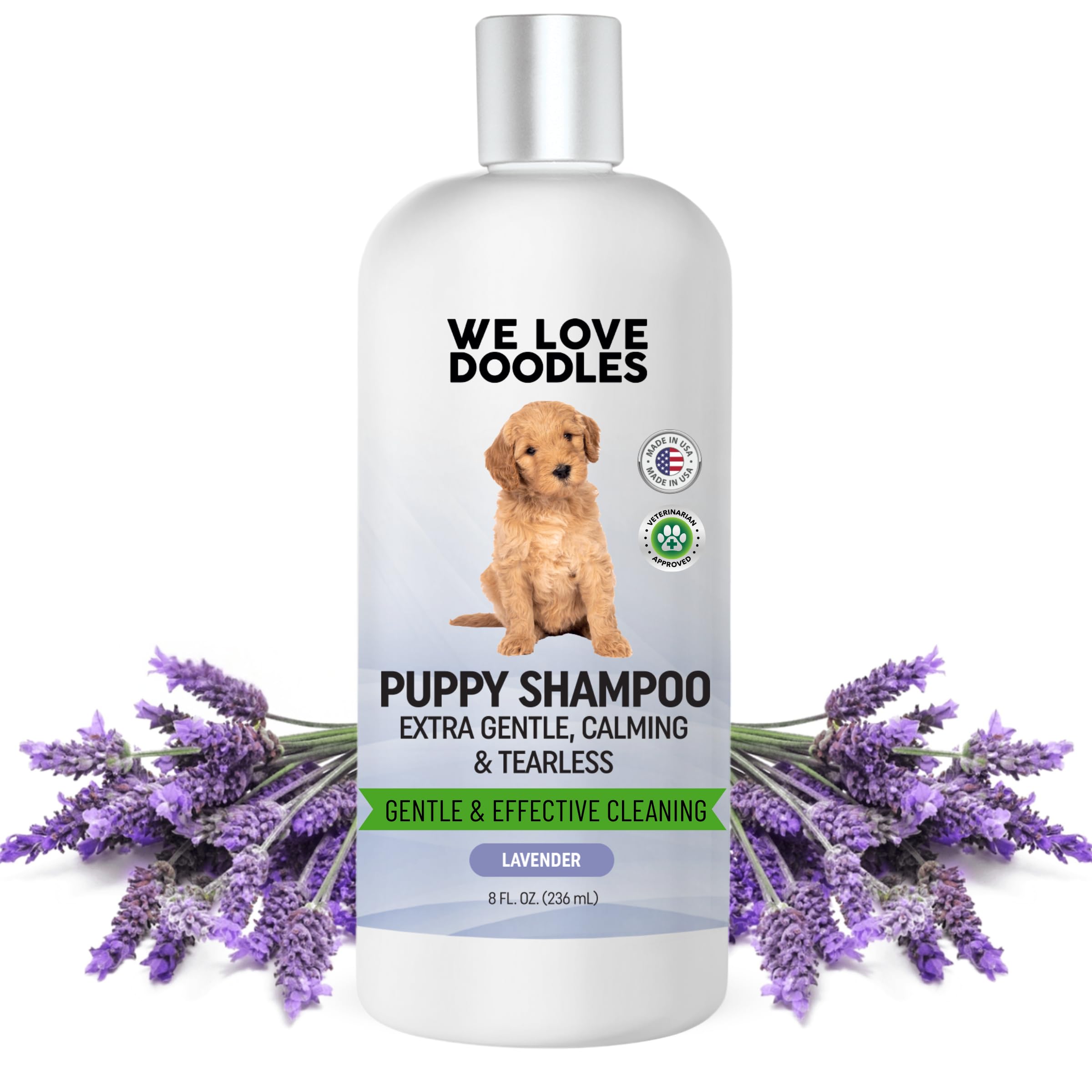 We Love Doodles champú para cachorros con lavanda y limpieza suave