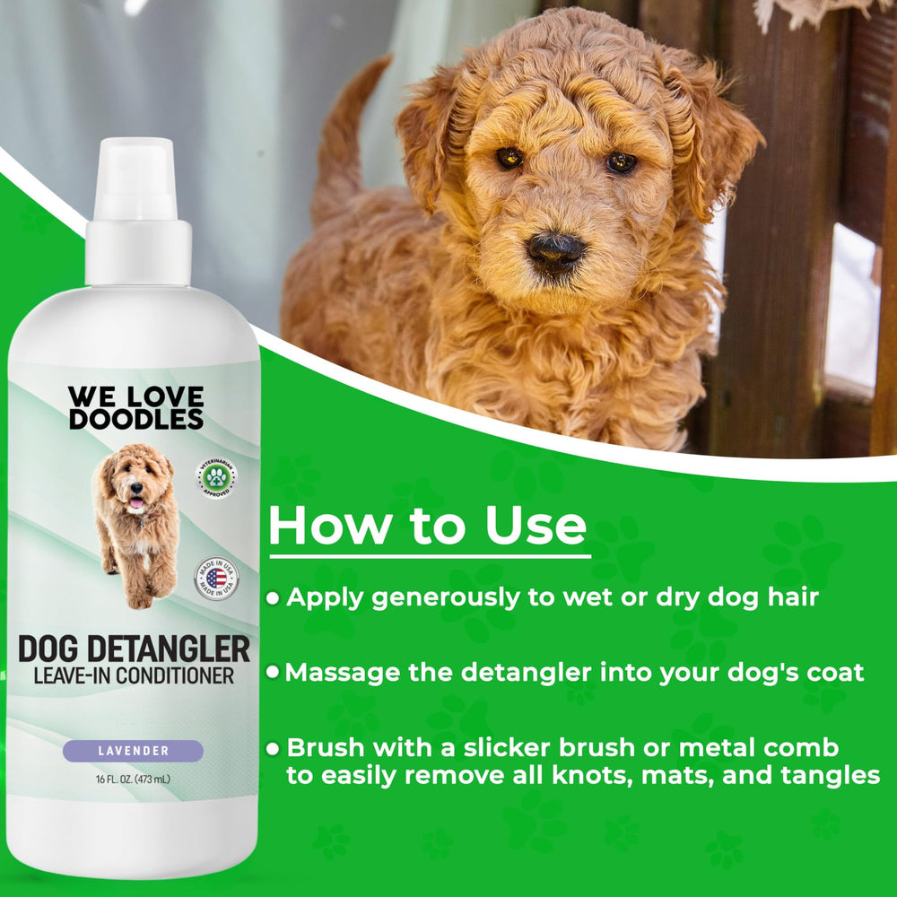 We Love Doodles control enredos para pelaje ordenado