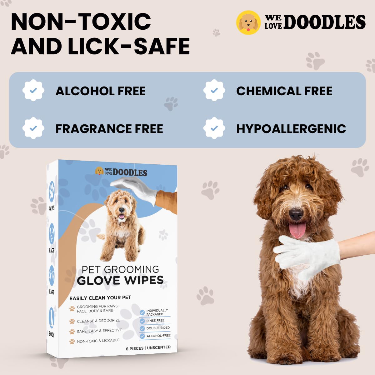 We Love Doodles cuidado mascotas sin alcohol, piel sensible