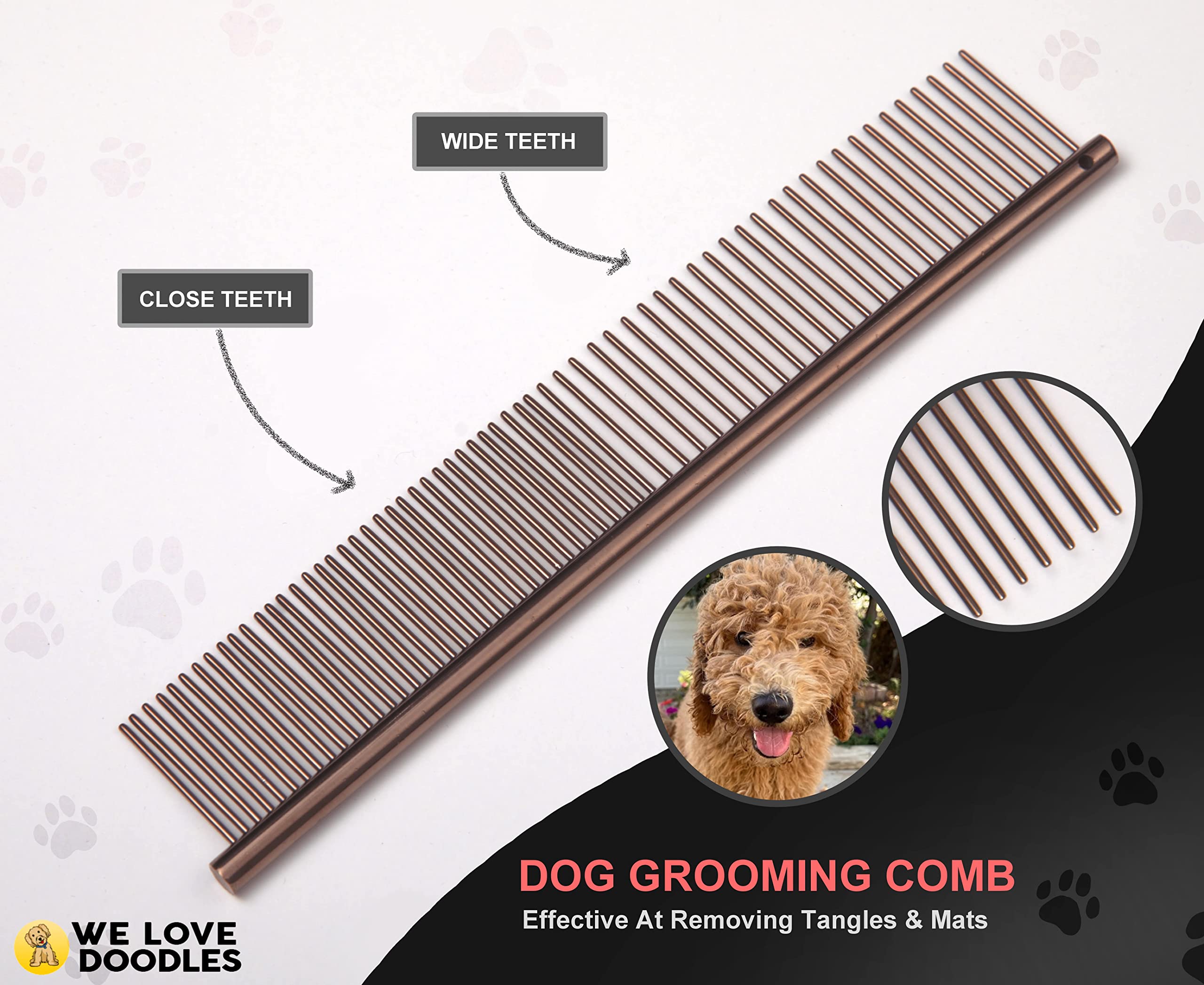 We Love Doodles empaque profesional para una experiencia de grooming ordenada