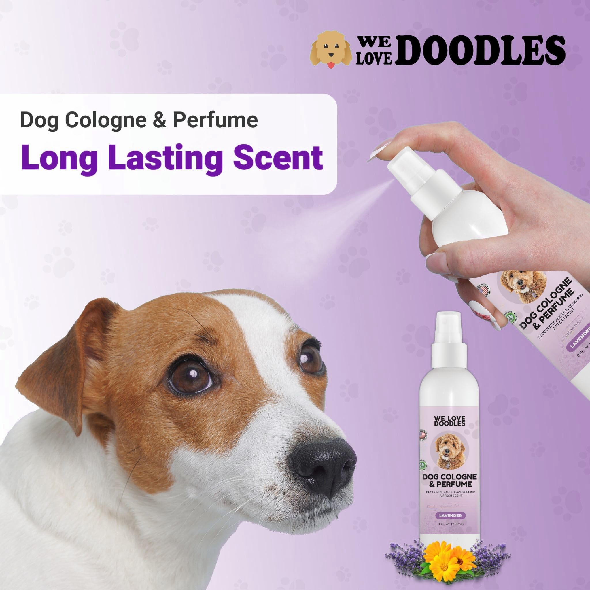 We Love Doodles fragancia duradera para paseos y visitas con tu perro