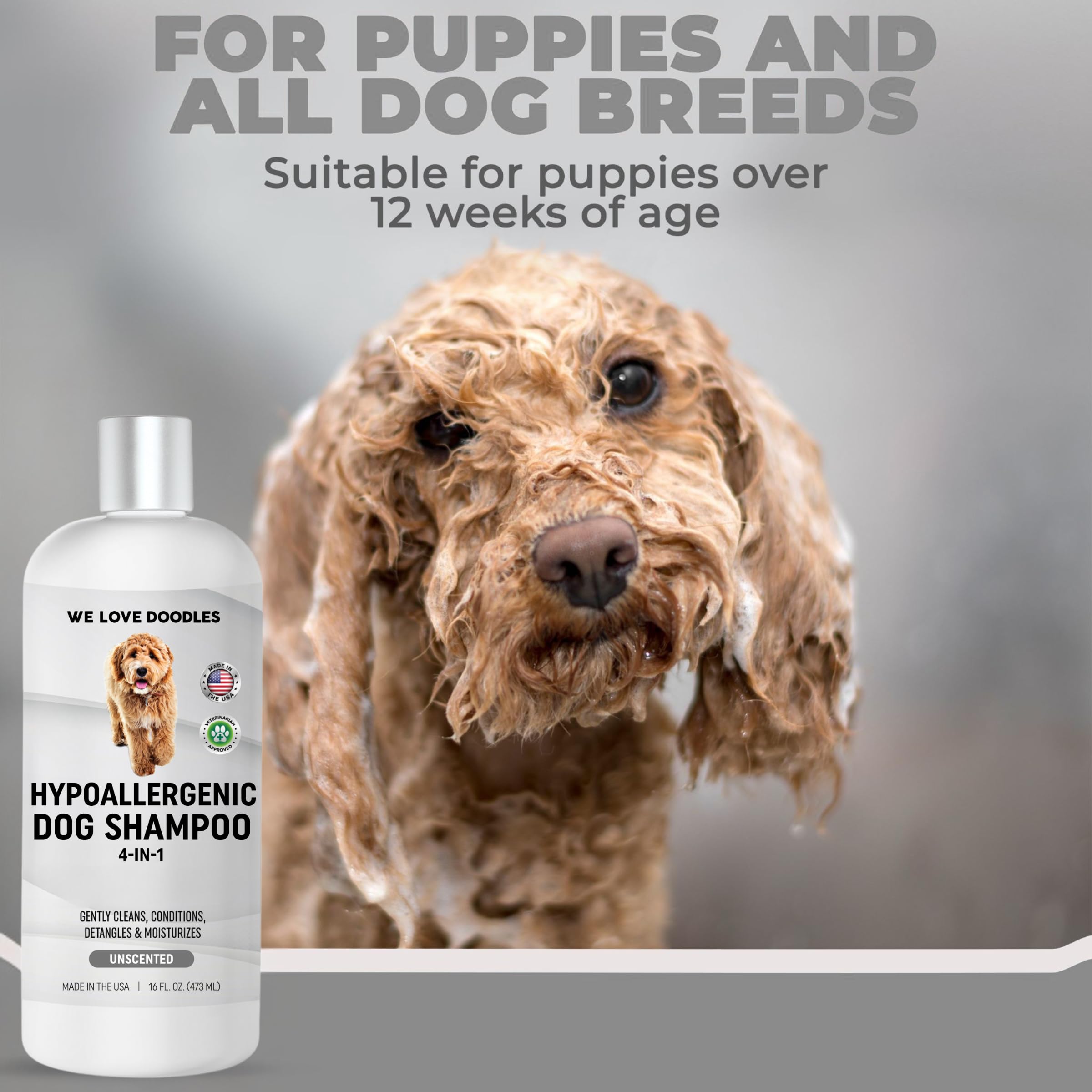 We Love Doodles hecho en USA, cuidado profesional para perros
