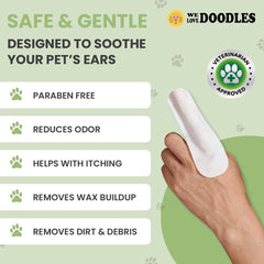 We Love Doodles: limpieza eficaz de orejas de perro con toallitas
