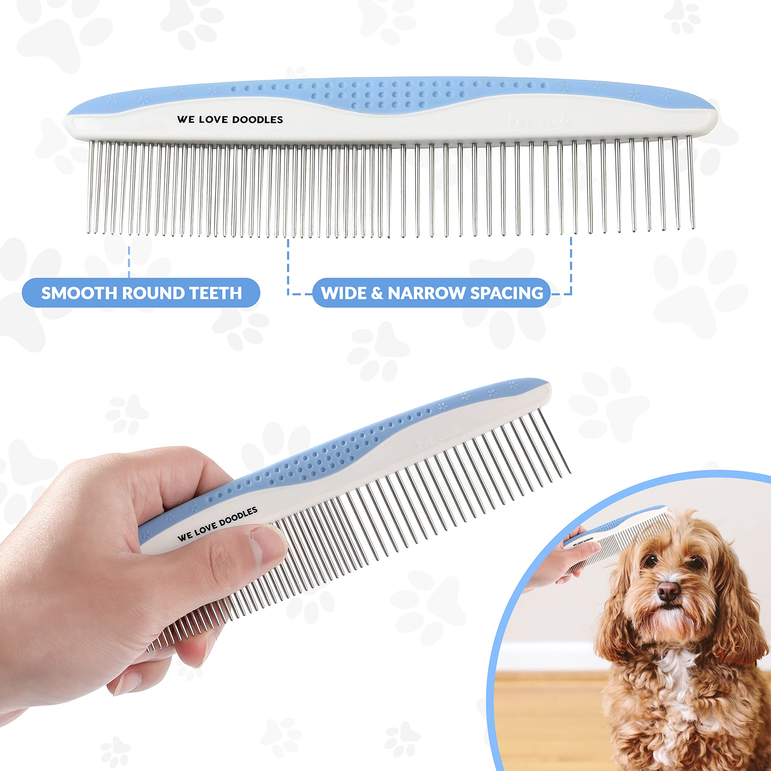 We Love Doodles: mango ergonómico y antideslizante para sesiones de aseo prolongadas.