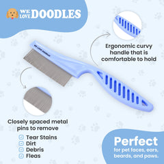 We Love Doodles peine manchas lagrima: reducción suave de manchas alrededor de ojos