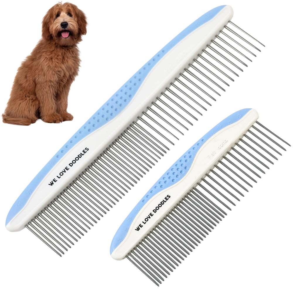 We Love Doodles: peine de metal para perros, desenredo suave de nudos.