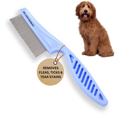 We Love Doodles: peine facial para perros, dientes finos para manchas de lágrimas.